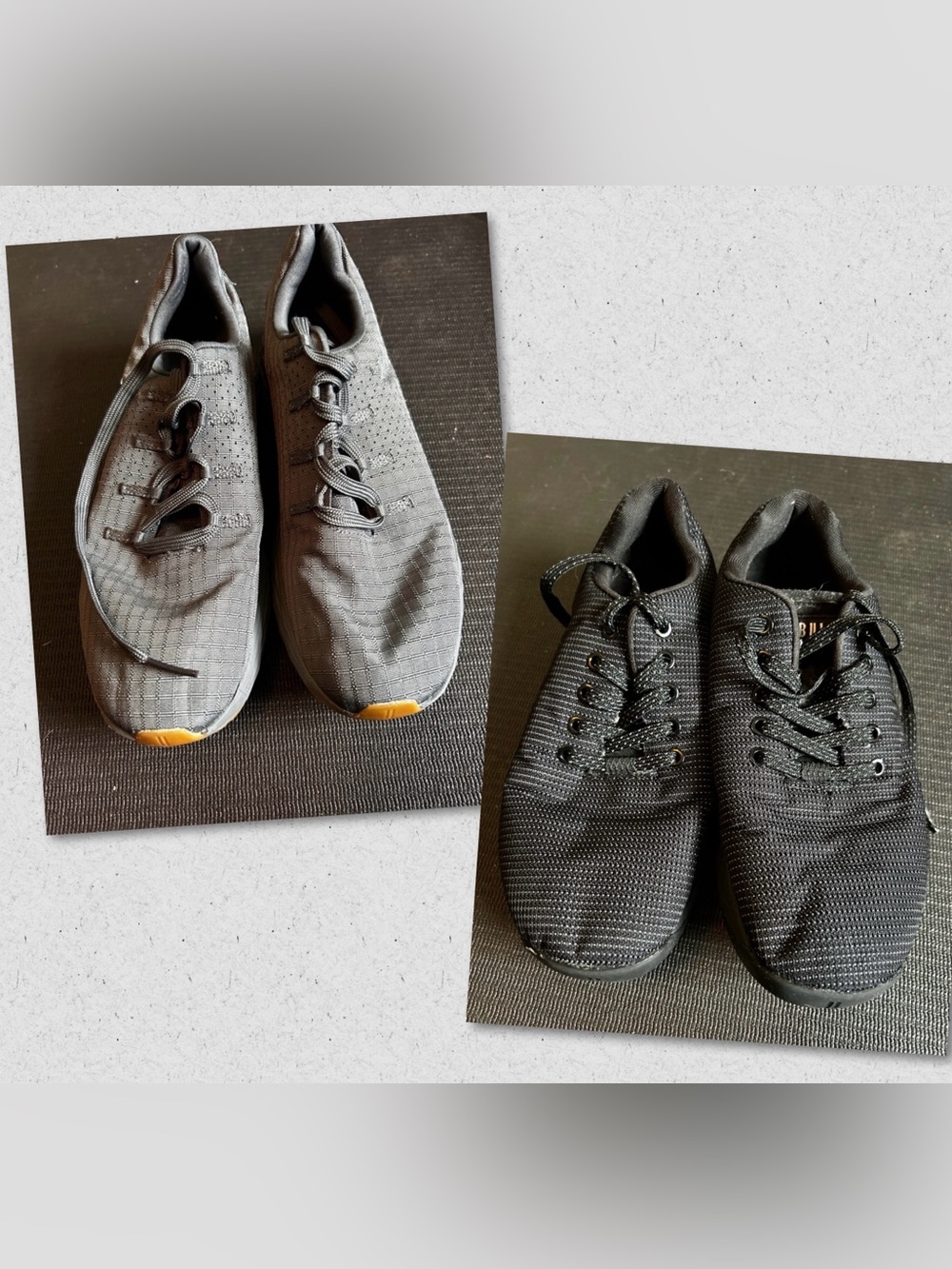 NOBULL Women’s 9.5 Men’s 8 Training Shoes Sneakers 2 Pair Bundle Black Gray